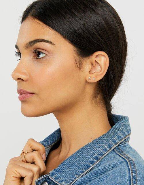 Gold Organic Shaped Clip on Earrings Converters, Stylish Look Like Pierced  Earrings, Convert Pierced to Clip Earrings, Japanese Converters 
