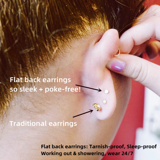 How to Remove Threaded Flat Back Earrings