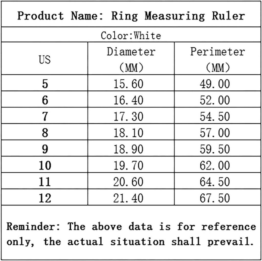 Finger Sizer Measuring Tool Finger Size Gauge Measure Tool 1-17 Rings