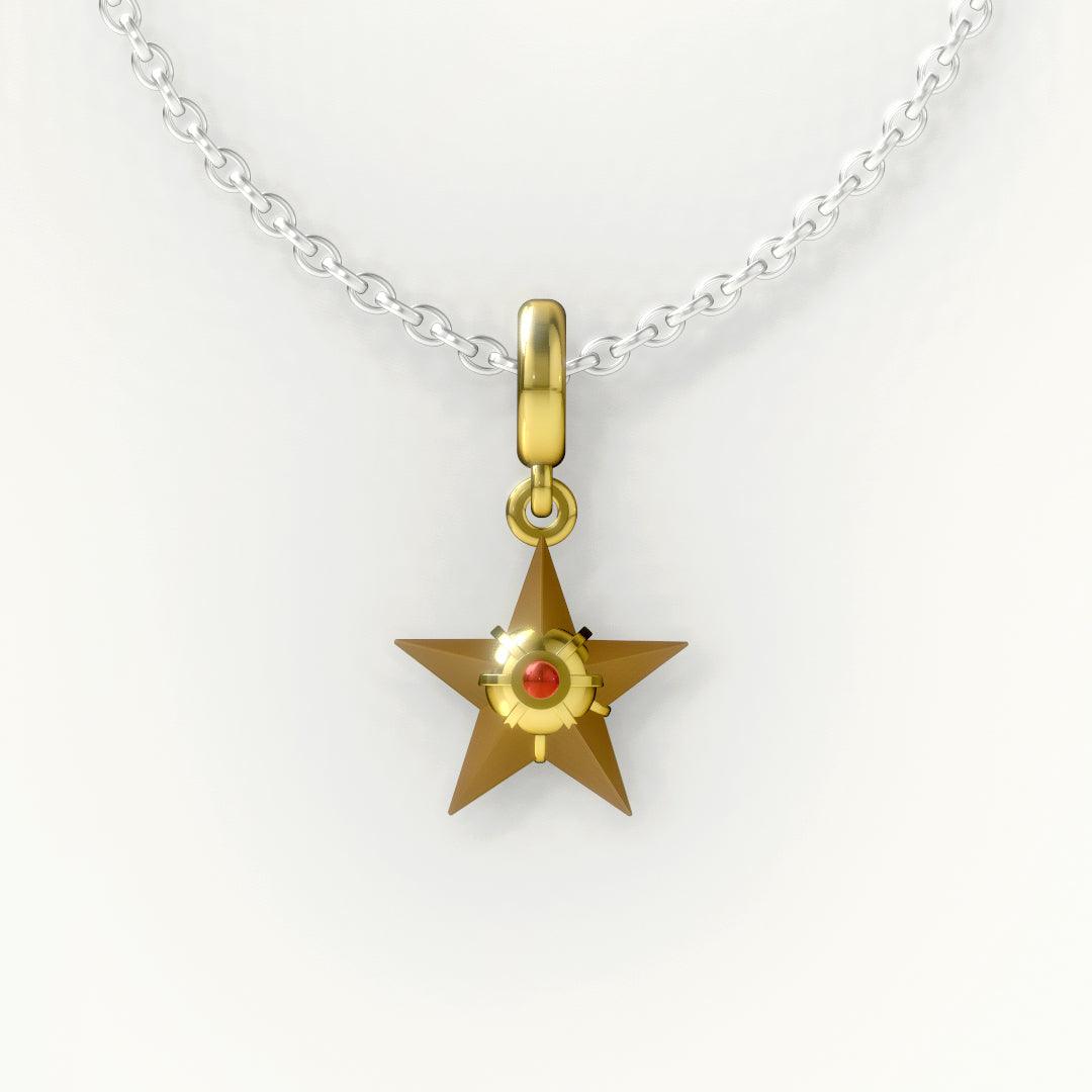 Pandora style silver Twinkling Stars Pendant Necklace - SCN419